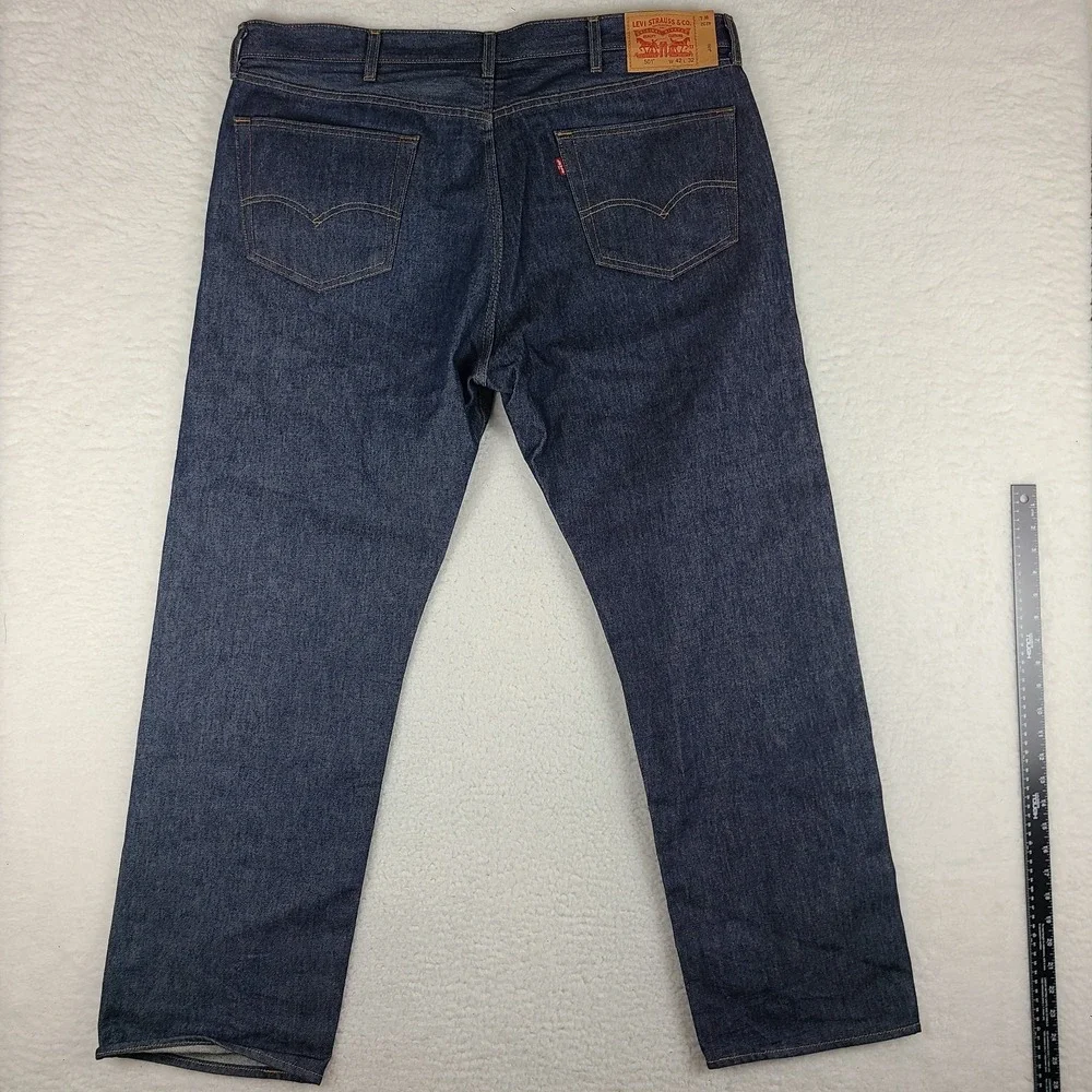 Levi's 501‎ Jeans Mens 42x32 Blue Original Fit Waterless Button Fly Denim